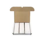 FP Mailing Postbase franking machine labels in two sizes, 152mm and 220mm, with self-adhesive backing