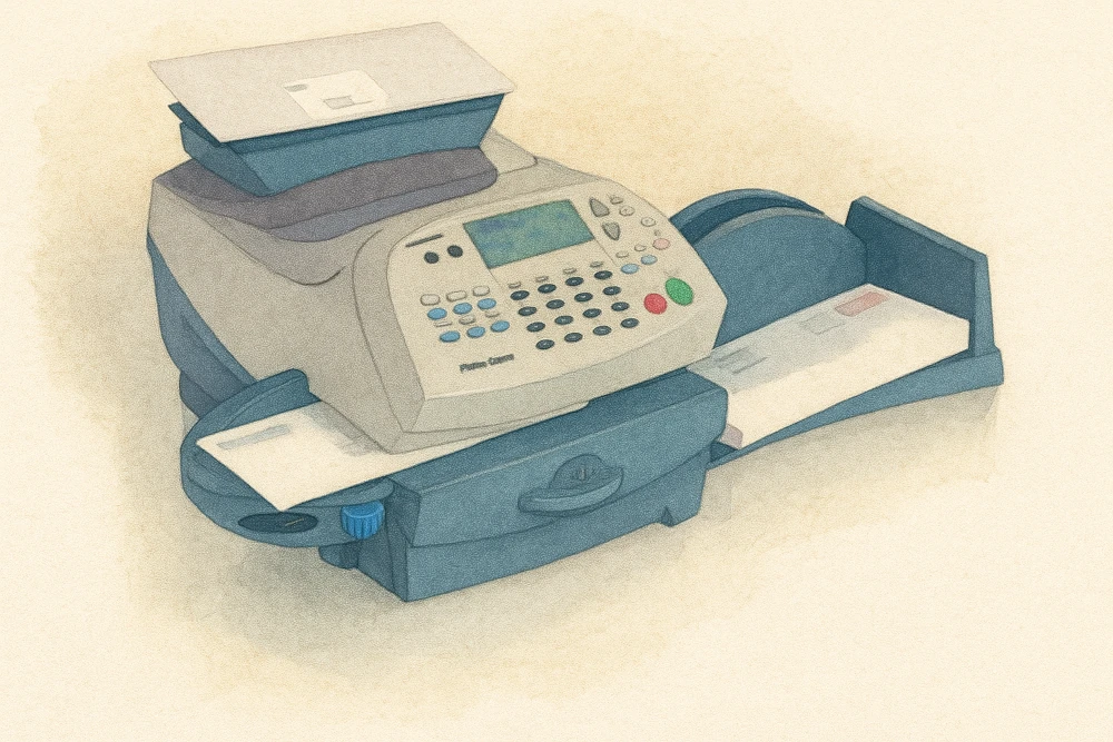 DM100i franking machine
